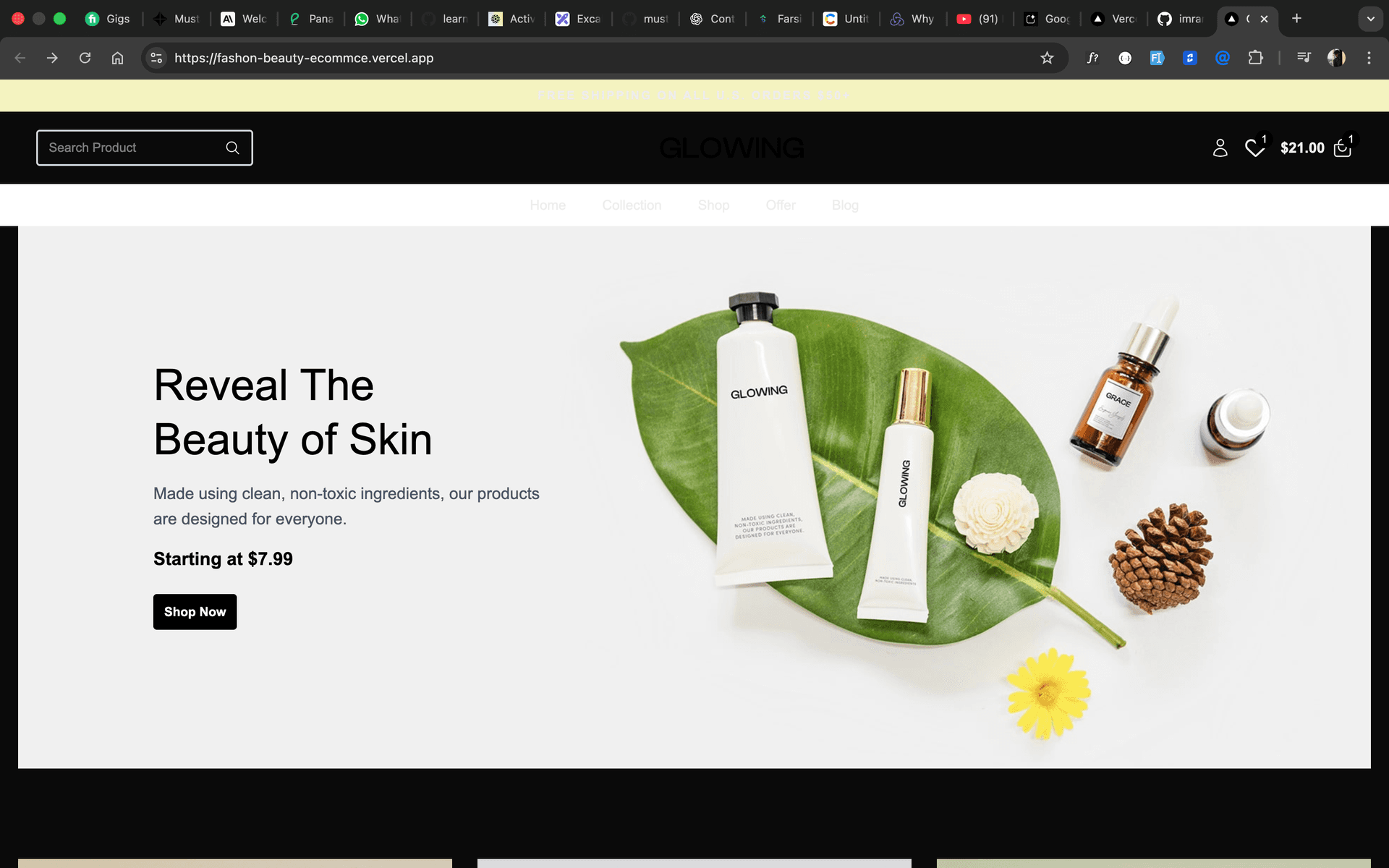 Glowing Beauty - Skincare & Wellness Shop